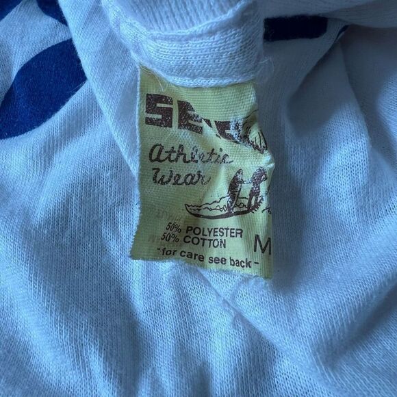 VTG 80s Spalding Shoe T Shirt Medium - Picture 4 of 4